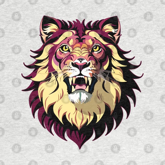 Urban Streetwear Lion's Head by SunGraphicsLab